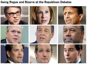 Going Rogue and Bizarre at Republican Debates NYT By Alan Rappeport